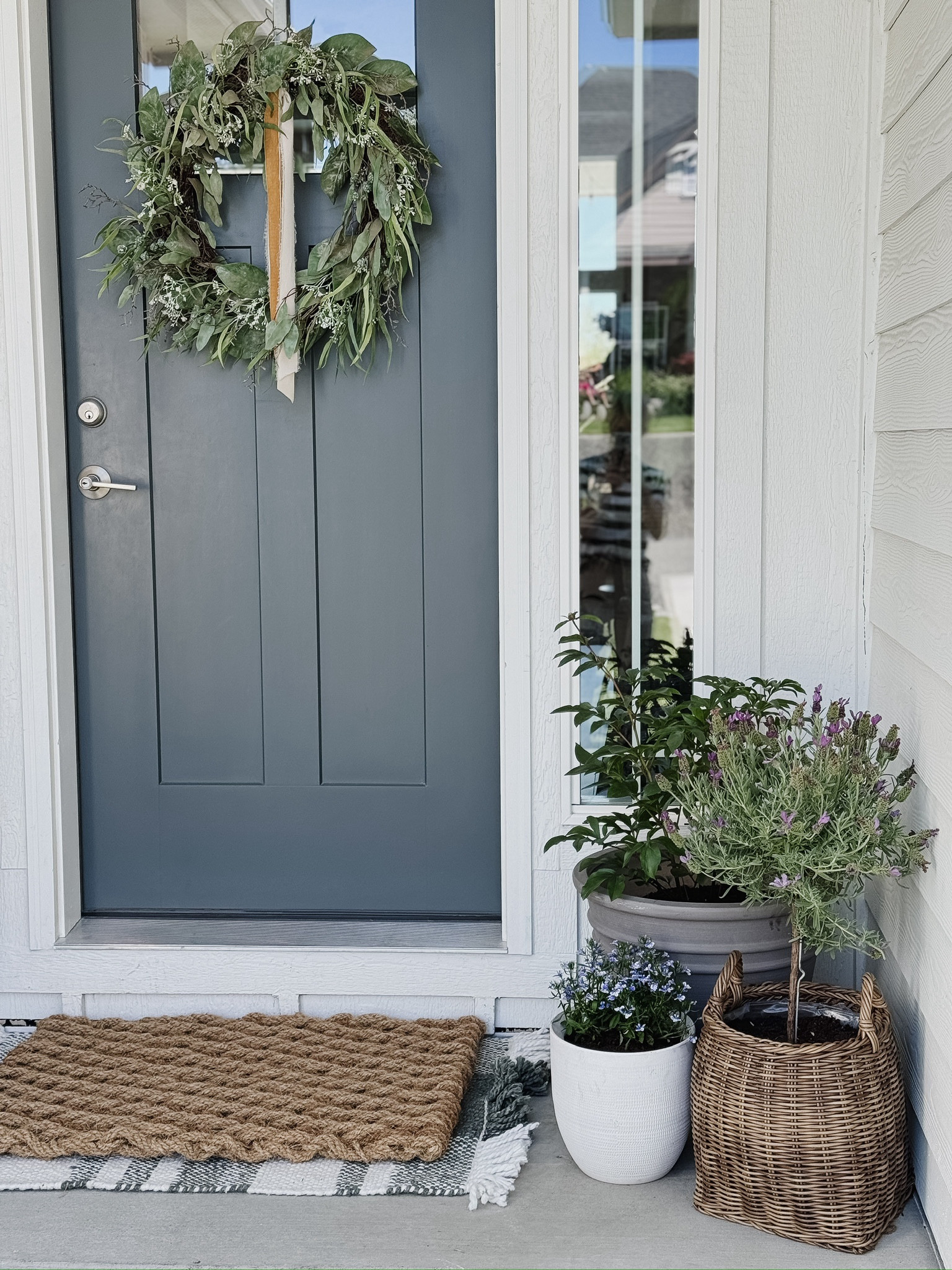 Our summer front porch! I love layering plants and flowers near our front door, especially during the summer months. These planters all have such beautiful texture, detail, dimension and size to them! Linking all that I can below! 

#LTKStyleTip #LTKSeasonal #LTKHome