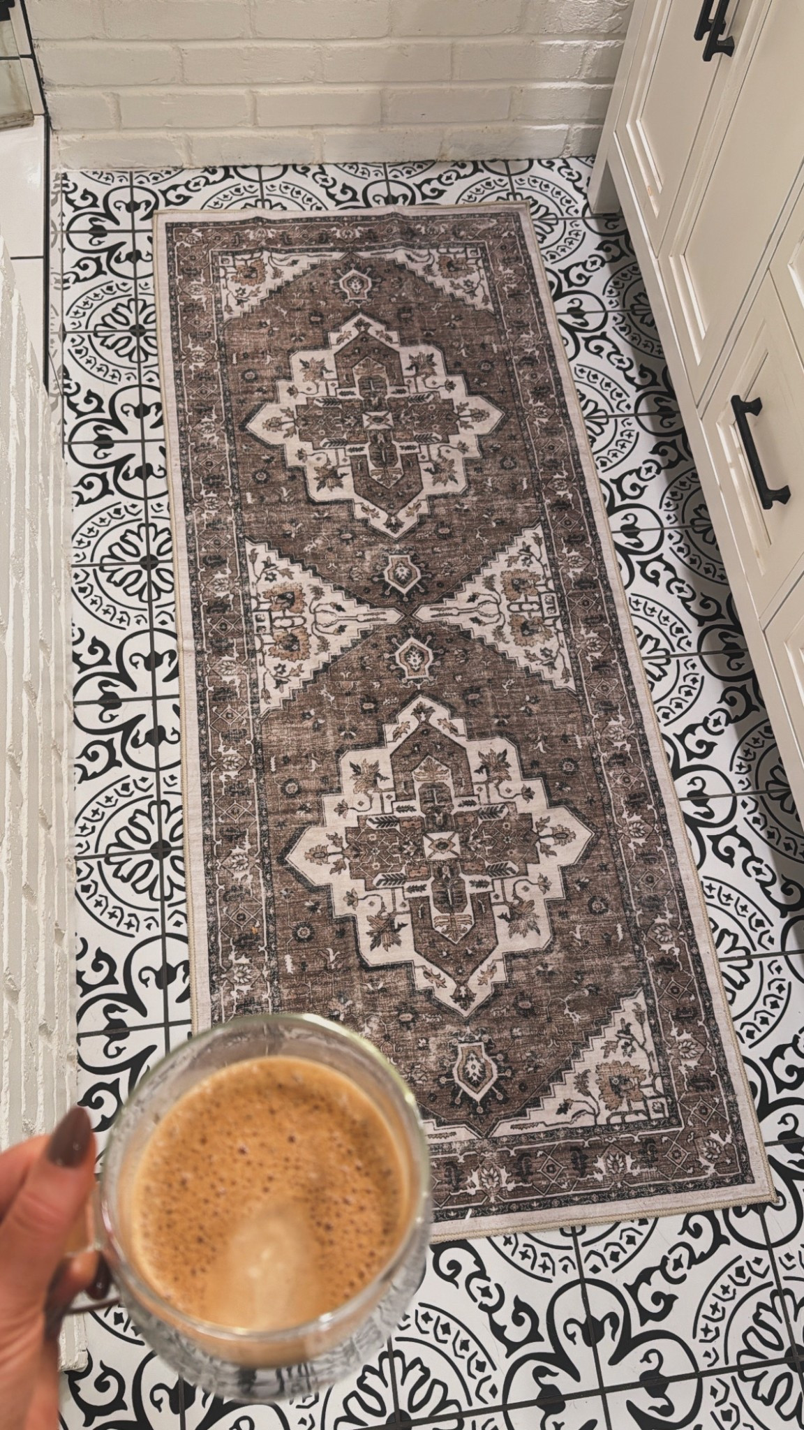 Love the pattern & color of this runner rug I have in our bathroom! It’s washable & I use size 2x5 for our space!


#LTKStyleTip #LTKHome #LTKFindsUnder50