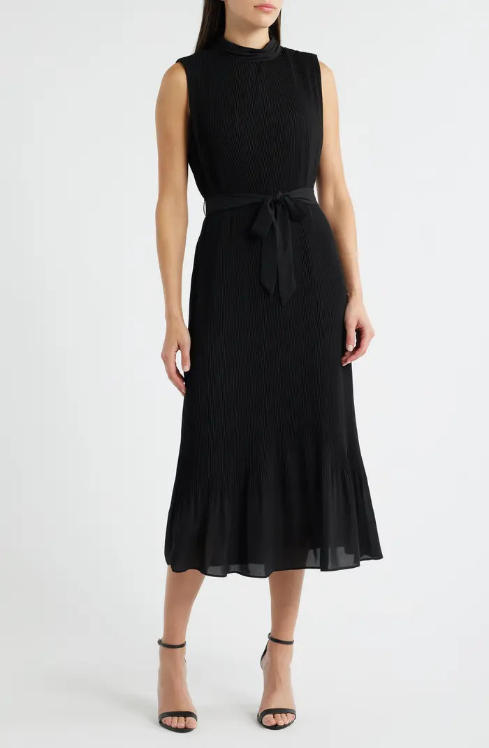 Pleated A-Line Dress | Nordstrom