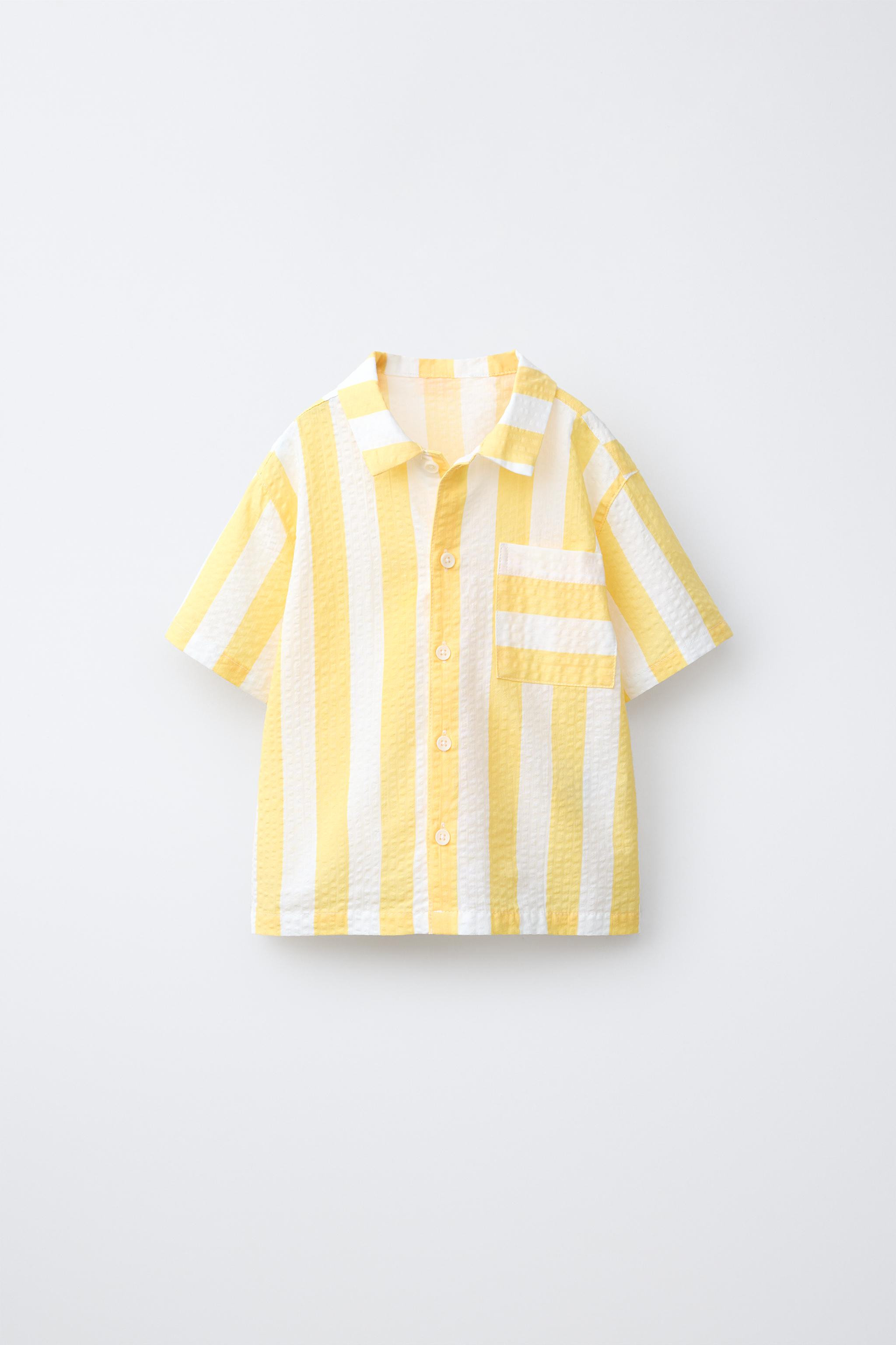 STRIPED SEERSUCKER SHIRT | Zara US