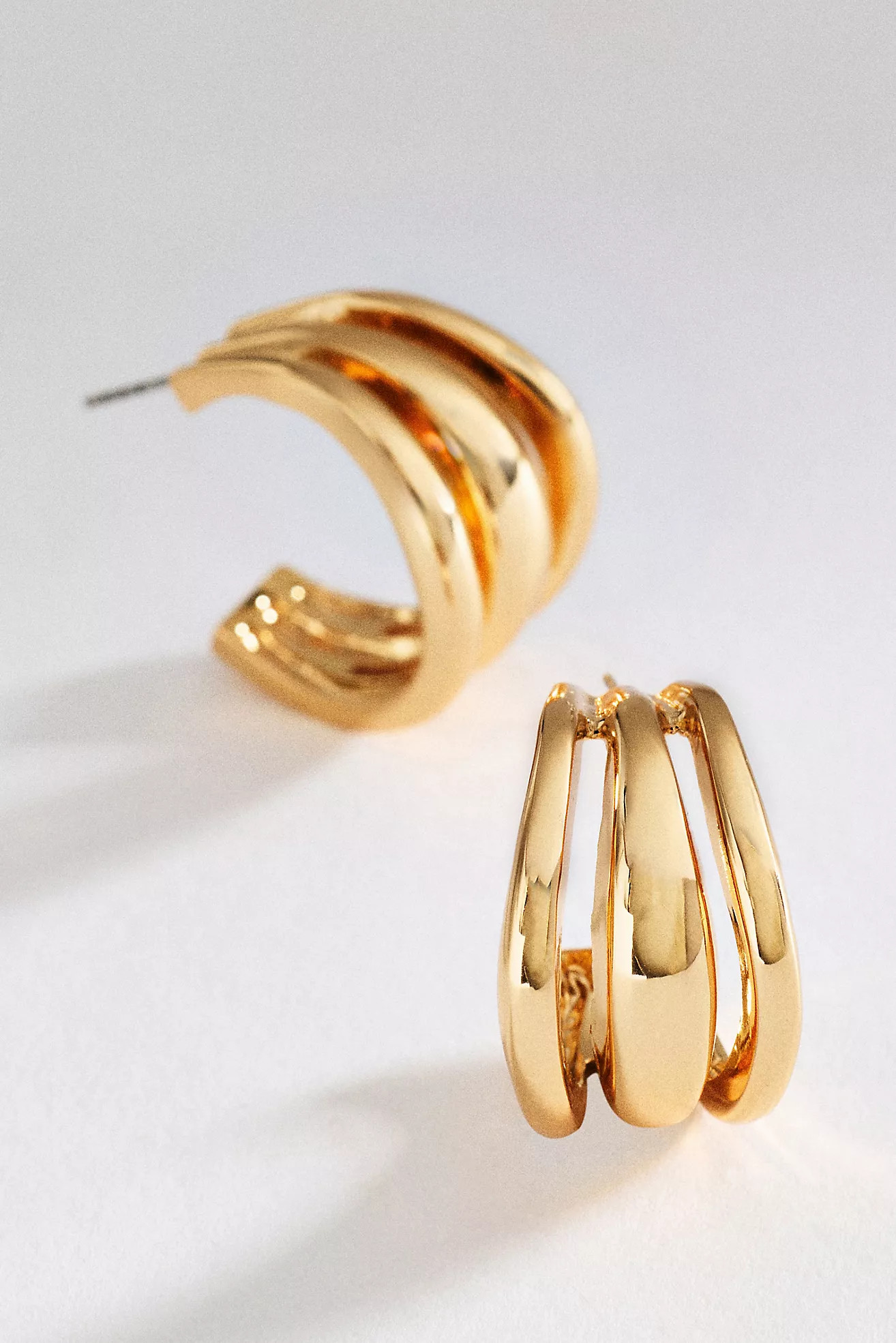 By Anthropologie Triple Hoop Earrings | Anthropologie (US)