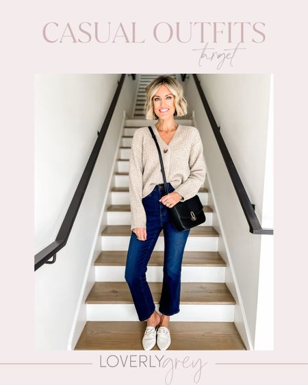 This is a go to fall look for me! I am wearing an XS in the cardigan and 2 in the denim! Size up one in the jeans! Everything is 30% off 👏

Loverly Grey, fall outfit 

#LTKSeasonal #LTKstyletip #LTKsalealert