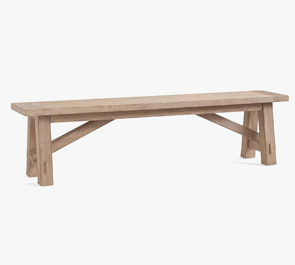 Toscana Dining Bench, 74""L x 14""W, Seadrift | Pottery Barn (US)