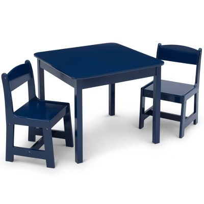 Delta Children MySize Table with 2 Chairs, Blue | Target