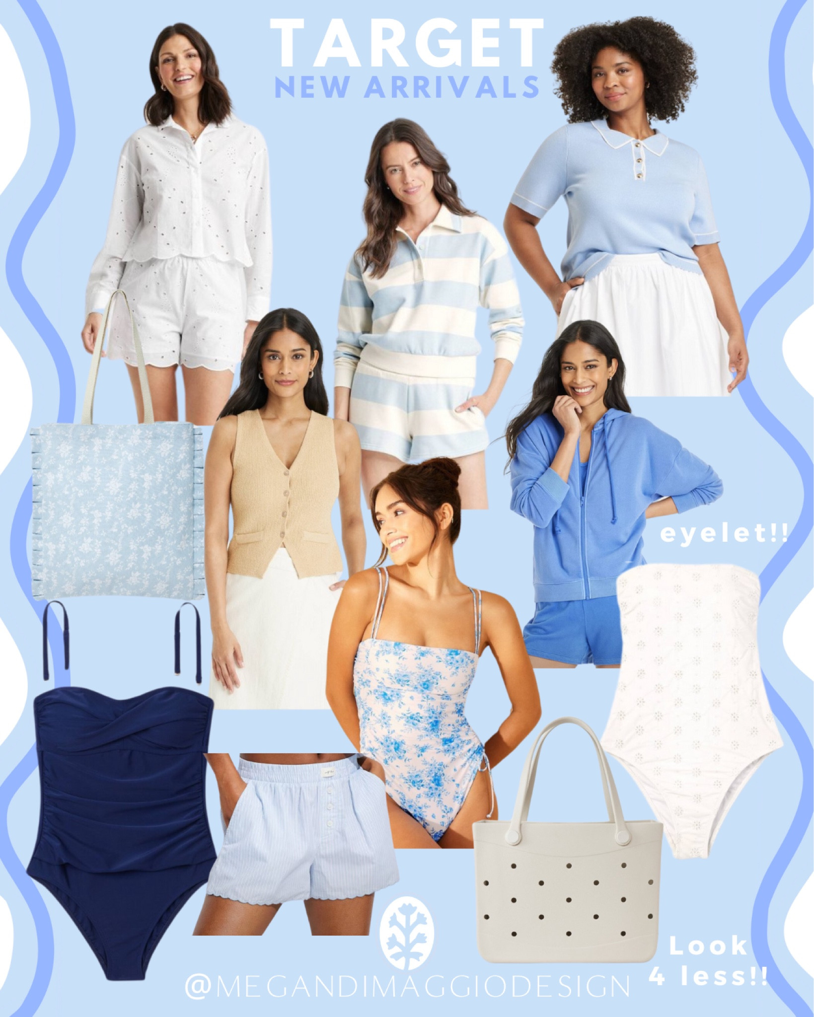 New Spring & Summer affordable casual wear from Target!! 😍🙌🏻 Loving these new one piece swimsuits, this bag is a great look for less for the viral BOGG bag!! And so many cute tops and shorts! Peep those scalloped striped ones! Even more linked 🫶🏻

#LTKSwim #LTKStyleTip #LTKFindsUnder50