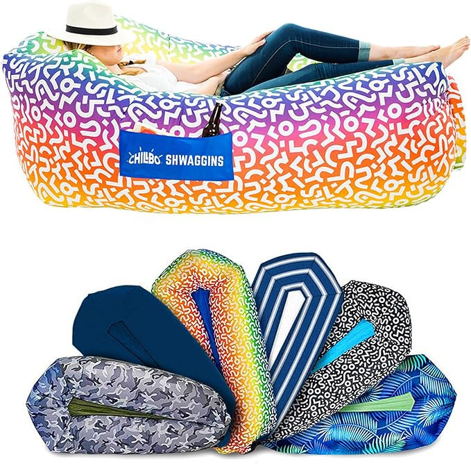 Chillbo Shwaggins Inflatable Couch – Cool Inflatable Chair. Upgrade Your Camping Accessories. E... | Amazon (US)