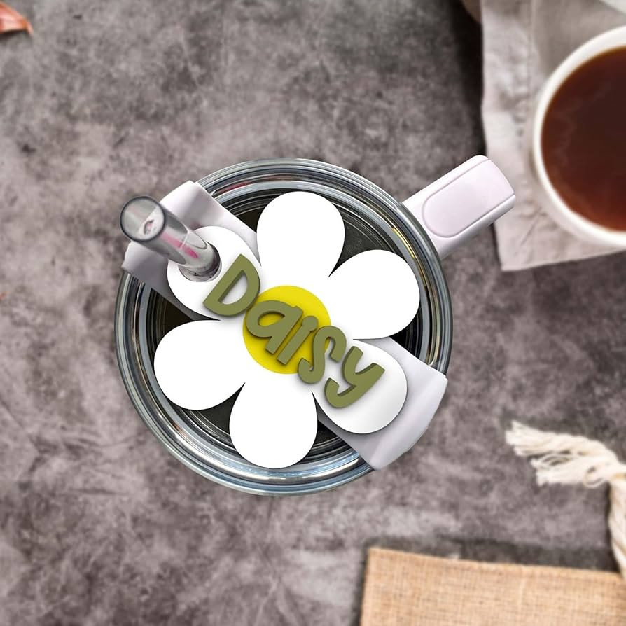 Tumbler Lid Topper, Personalized Tumbler Topper, Name Plate, Cup Name Tag, Tumbler Cup Accessorie... | Amazon (US)