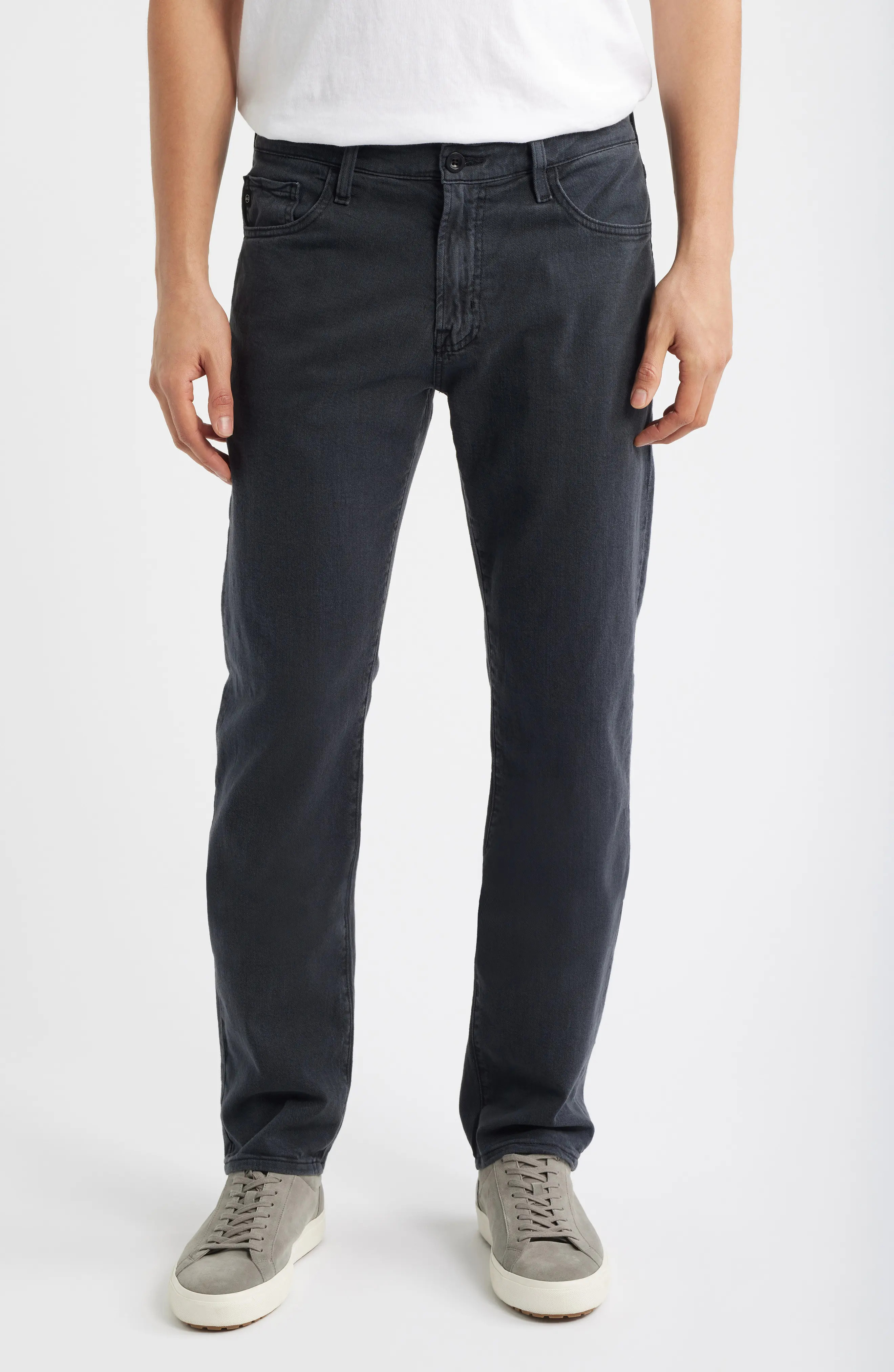 Everett Slim Straight Leg Cotton & Linen Blend Jeans (Men) | Nordstrom | Nordstrom