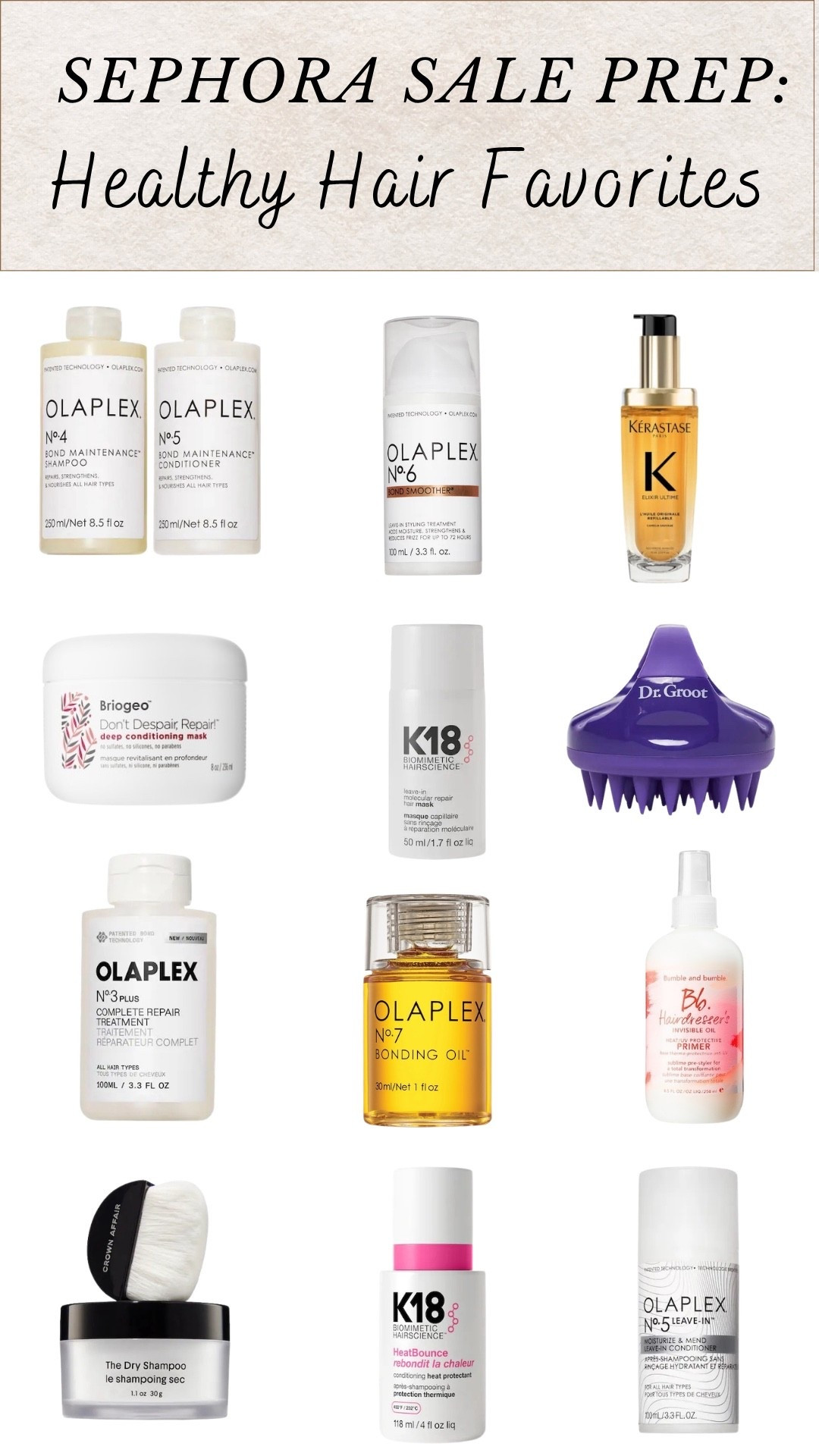 Sephora sale favorites for healthy hair! My favorite hair care products. 

#LTKSaleAlert #LTKBeauty