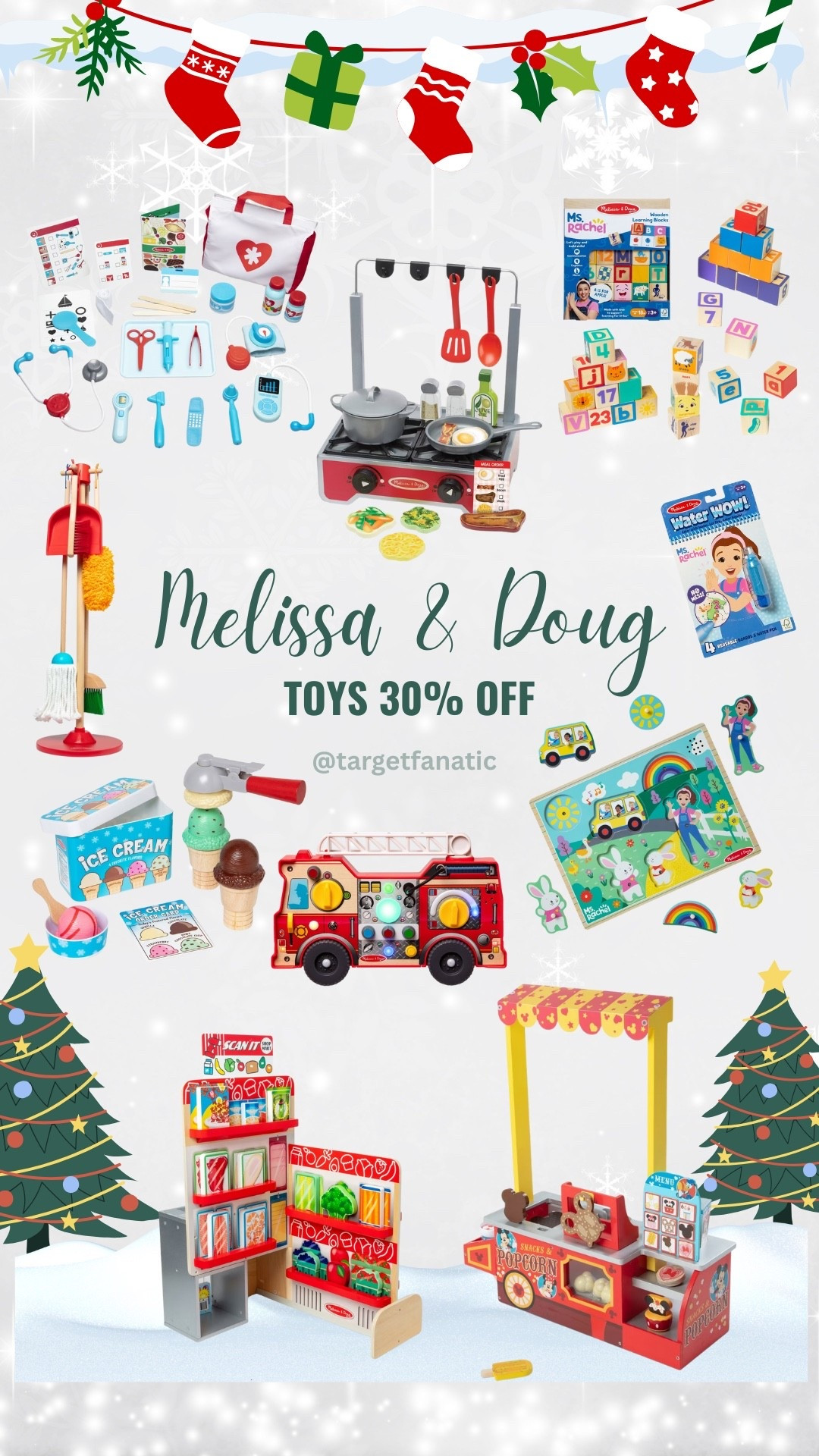 TODAY ONLY! 11/21 save 30% off select Melissa & Doug toys at Target. 

#LTKHoliday #LTKGiftGuide #LTKCyberWeek