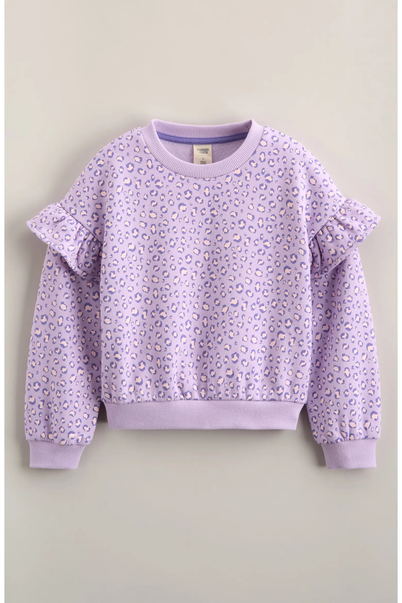 Kids' Ruffle Cotton Blend Sweatshirt (Women) | Nordstrom | Nordstrom