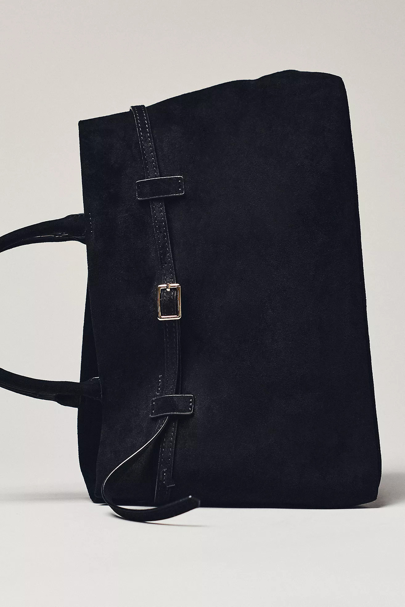 The Greer Faux-Suede Doctor Bag | Anthropologie (US)