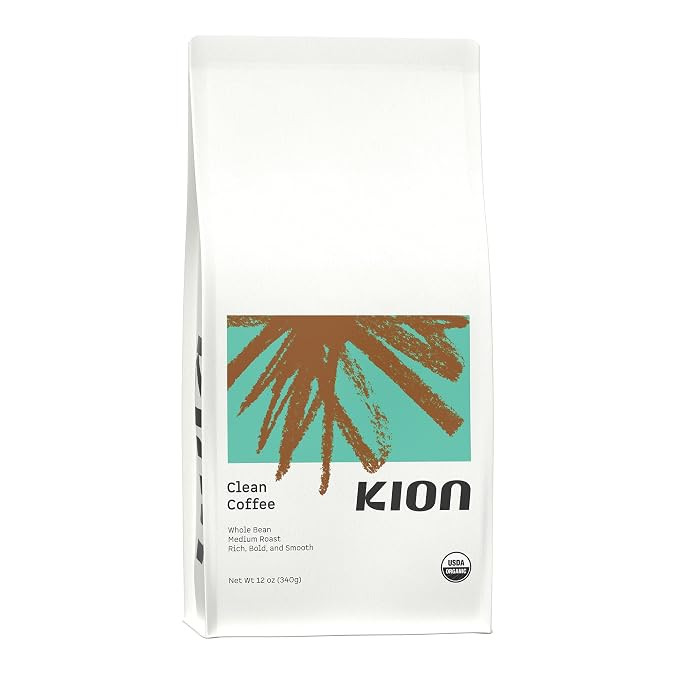 Kion Clean Coffee, Organic Ground, Tested for Toxins, Medium Roast 12 Oz (1 Pack) | Amazon (US)