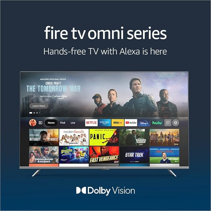 Amazon Fire TV 75" Omni Series 4K UHD smart TV with Dolby Vision, hands-free with Alexa | Amazon (US)