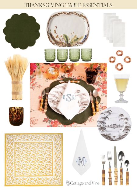 Thanksgiving table essentials #thanksgiving 

#LTKSeasonal #LTKHoliday #LTKhome