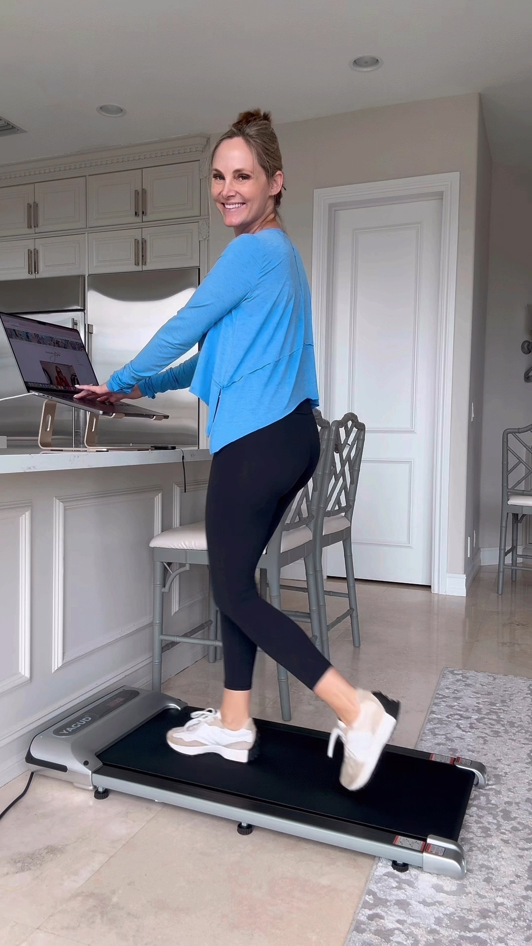 My new walking pad from Amazon is 40% off. I am so glad I got this. I walked 2 miles a day in the air-conditioning while I'm working on it. It's changed my life. I truly recommend it to anyone. . It's portable with wheels on the front easy to move and put under the bed.

#LTKBacktoSchool #LTKActive #LTKOver40