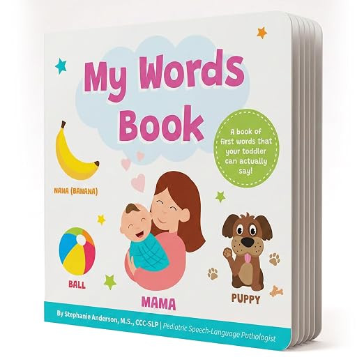 My Words Book: Easy First Words Toddlers Can Actually Say! Written by a Speech Therapist | Speech... | Amazon (US)
