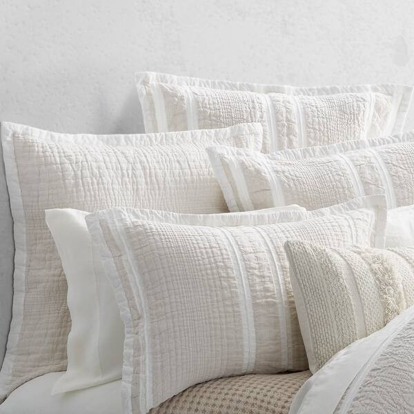 Driftwood Stripe Euro Sham | Bed Bath & Beyond