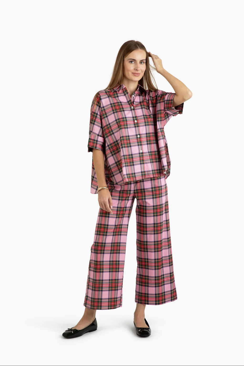 Peacemaker Pant Set - Merry Plaid | Quiet Culture