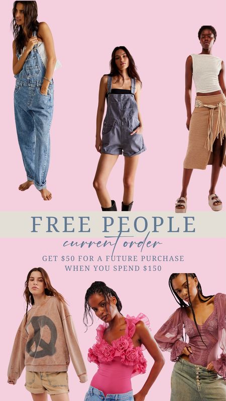 Free People - Spend $150, get $50 to spend later!