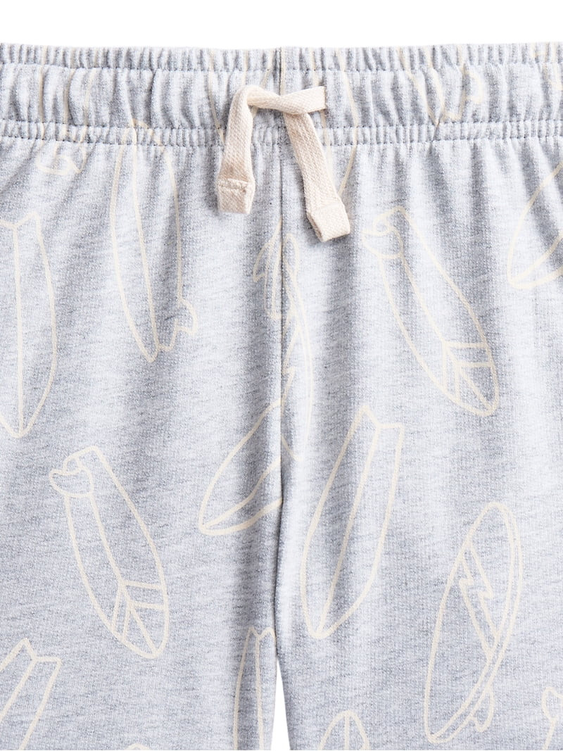 Wonder Nation Little Boys Printed Knit Shorts, Sizes 4-10 | Walmart (US)