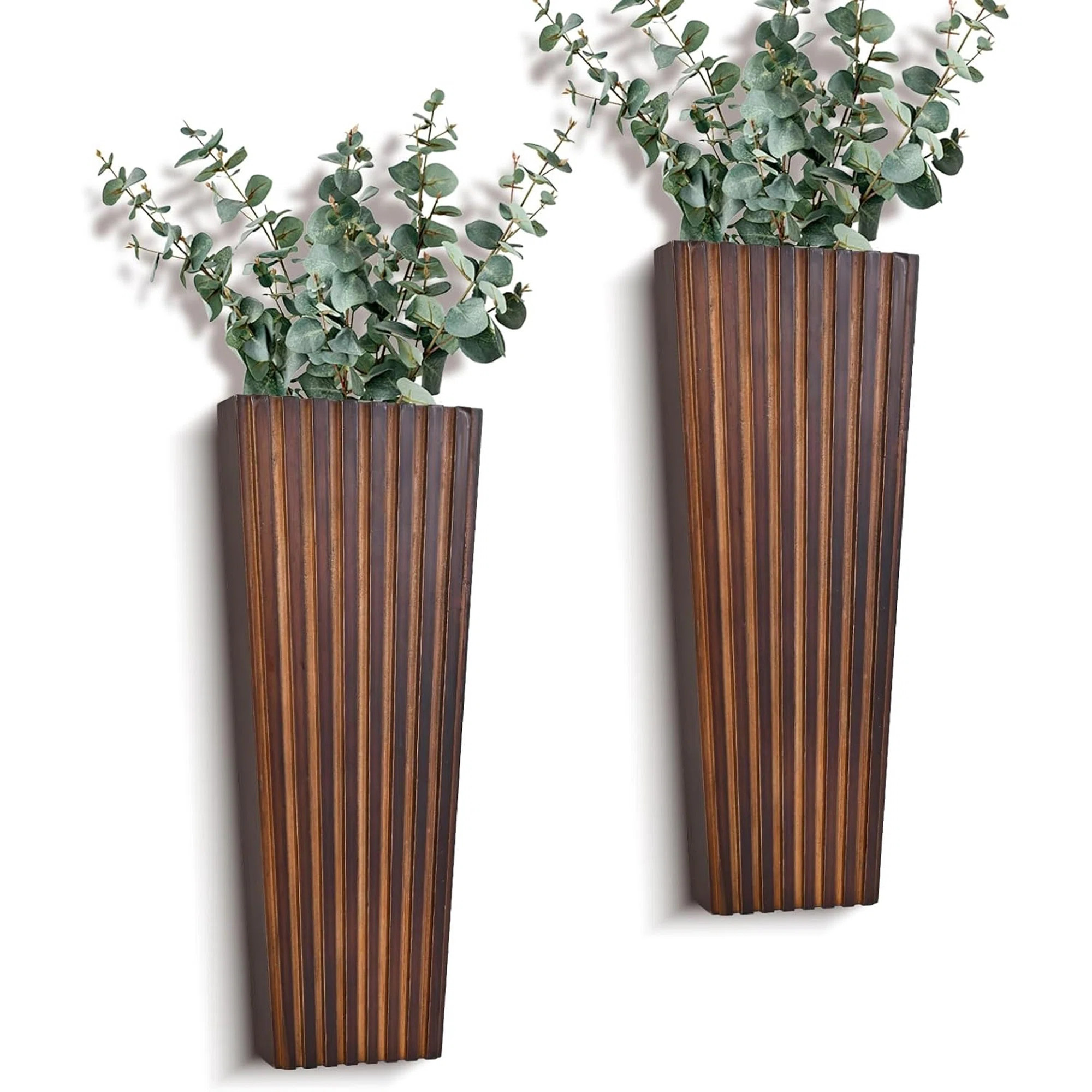 2PCS Wooden Indoor Plant Wall Planter | Wayfair North America