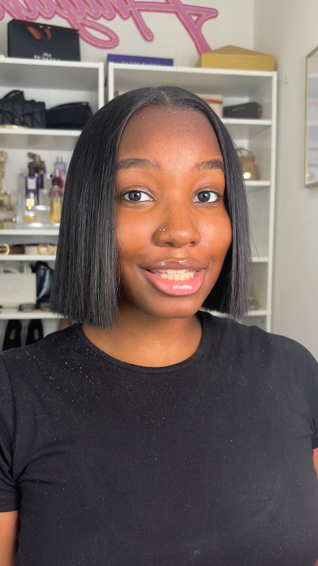 My biggest flex is being able to do a silk press in less than an hour🤭

FAQ:
1. I have never had a perm/relaxer or keratin treatment 
2. I dyed my hair jet black about six months ago & it has faded a bit
3. My hair type is 3C/4A (allegedly)

SN: the flat iron is not at a high setting & the smoke is coming from the heat protectant I tried this day. My curls are still very healthy and I don’t straighten my hair everyday!🫶🏾


#LTKBeauty #LTKSeasonal #LTKFindsUnder50