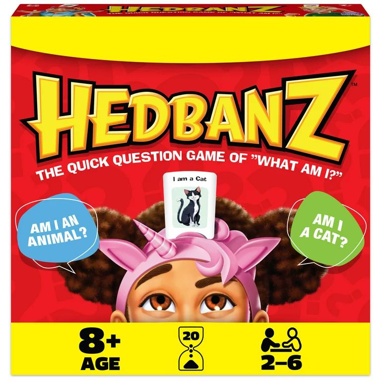 Hedbanz Picture Guessing Board Game New Edition, for Families and Kids Ages 8 and up | Walmart (US)