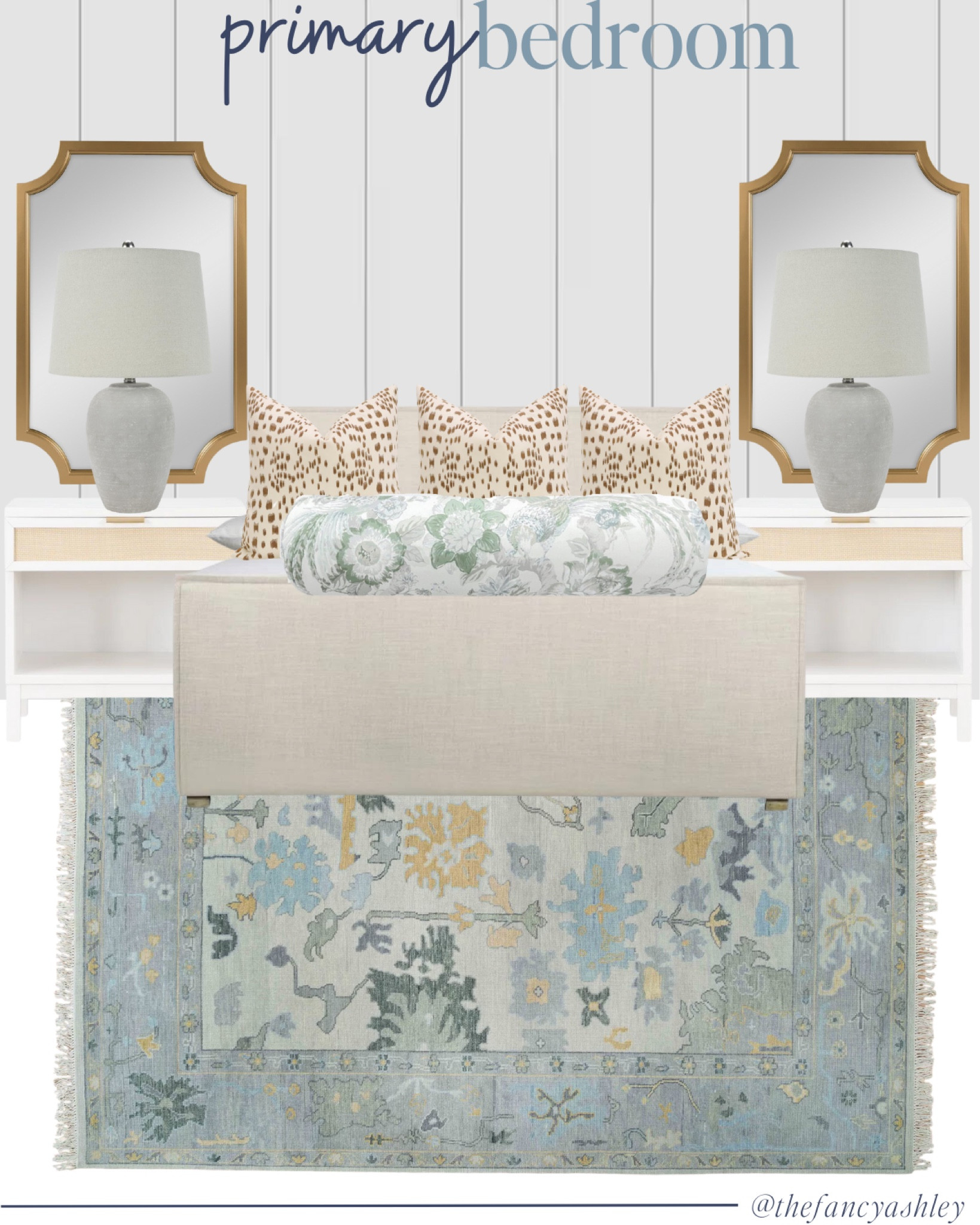 Primary bedroom inspiration. Love the soft blues and greens. Pops of texture and gold, too!

#LTKhome #LTKfamily #LTKstyletip