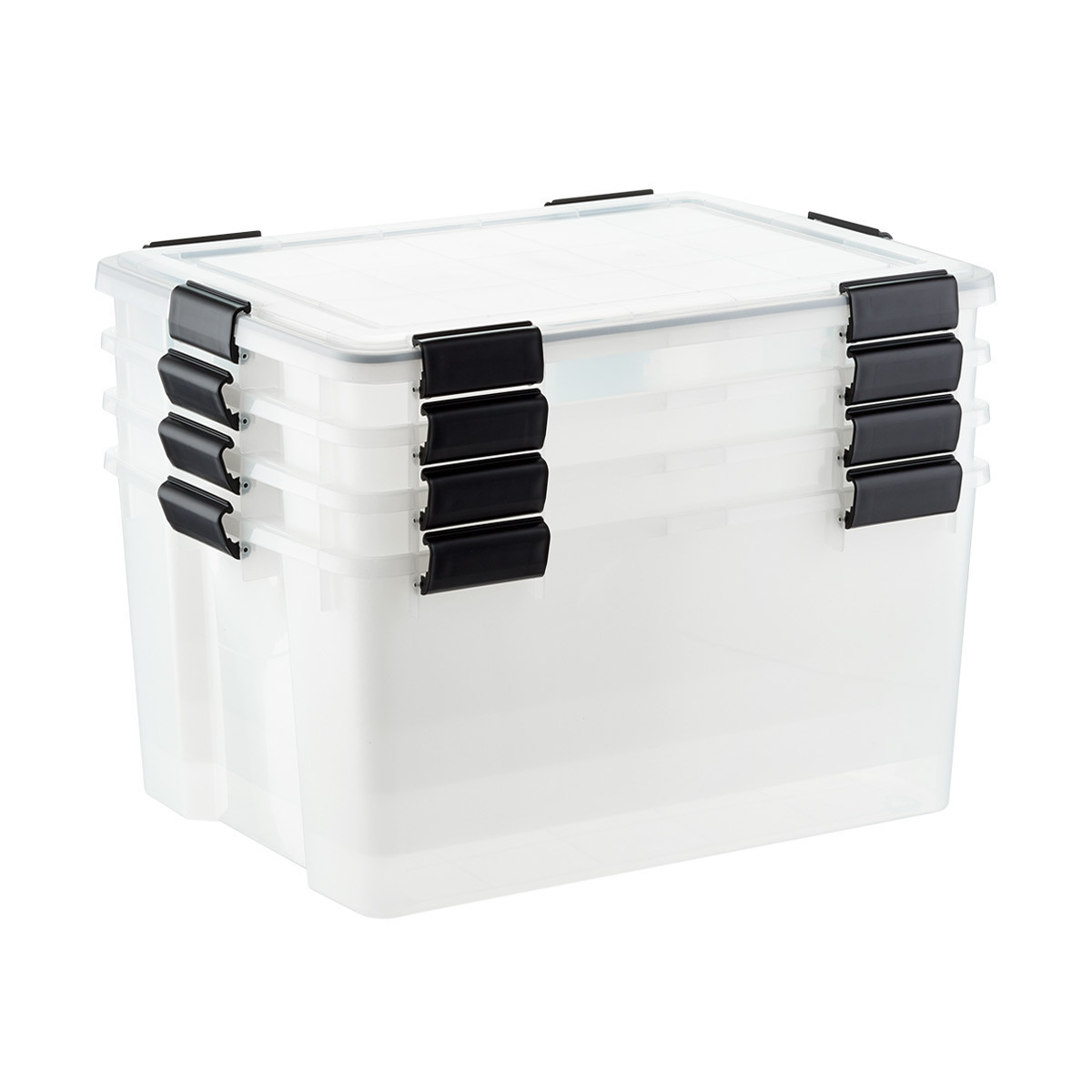 Clear Weathertight Totes Cases | The Container Store