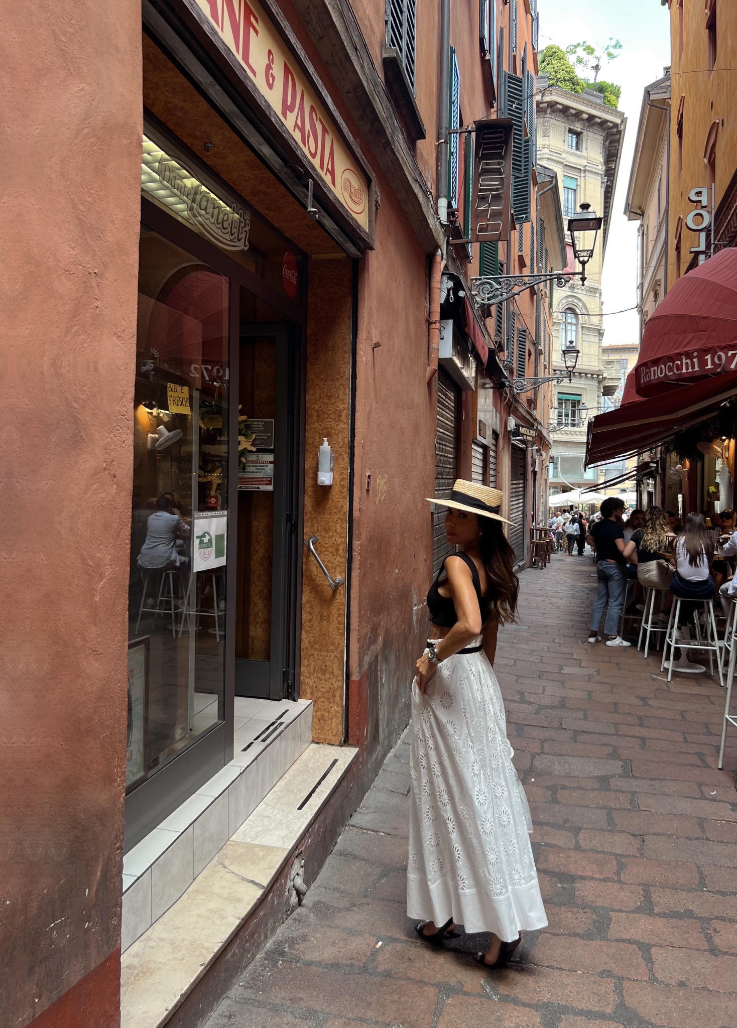 Holiday outfit idea, white maxi skirt, tiered skirt, cotton skirt, black vest, straw hat, thin waist belt, outfit ideas, summer outfit inspo, &otherstories, H&M, free people 

#LTKeurope #LTKSeasonal #LTKfit