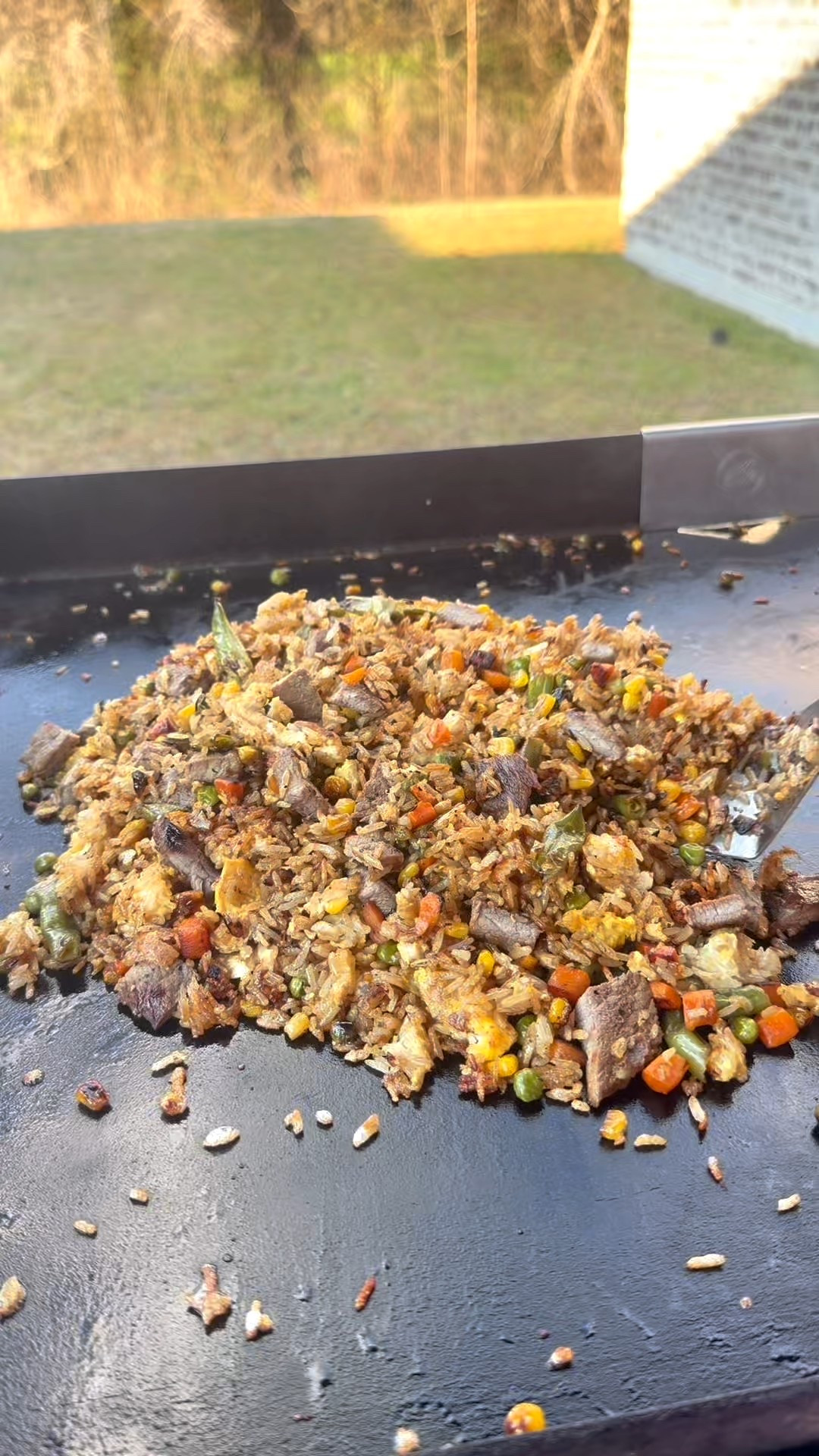 Pulled out the Blackstone for the first time since last summer this weekend. It’s so convenient. You can cook more at once and use fewer dishes. Definitely a win in my book.

#LTKSeasonal #LTKfoodie #LTKdayinmylife