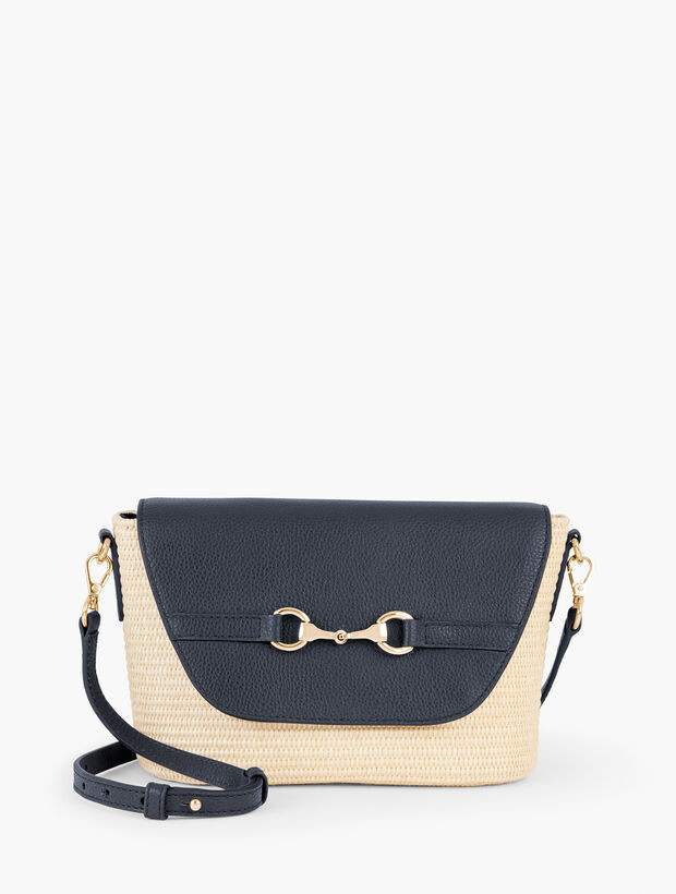 Raffia Crossbody Bag | Talbots