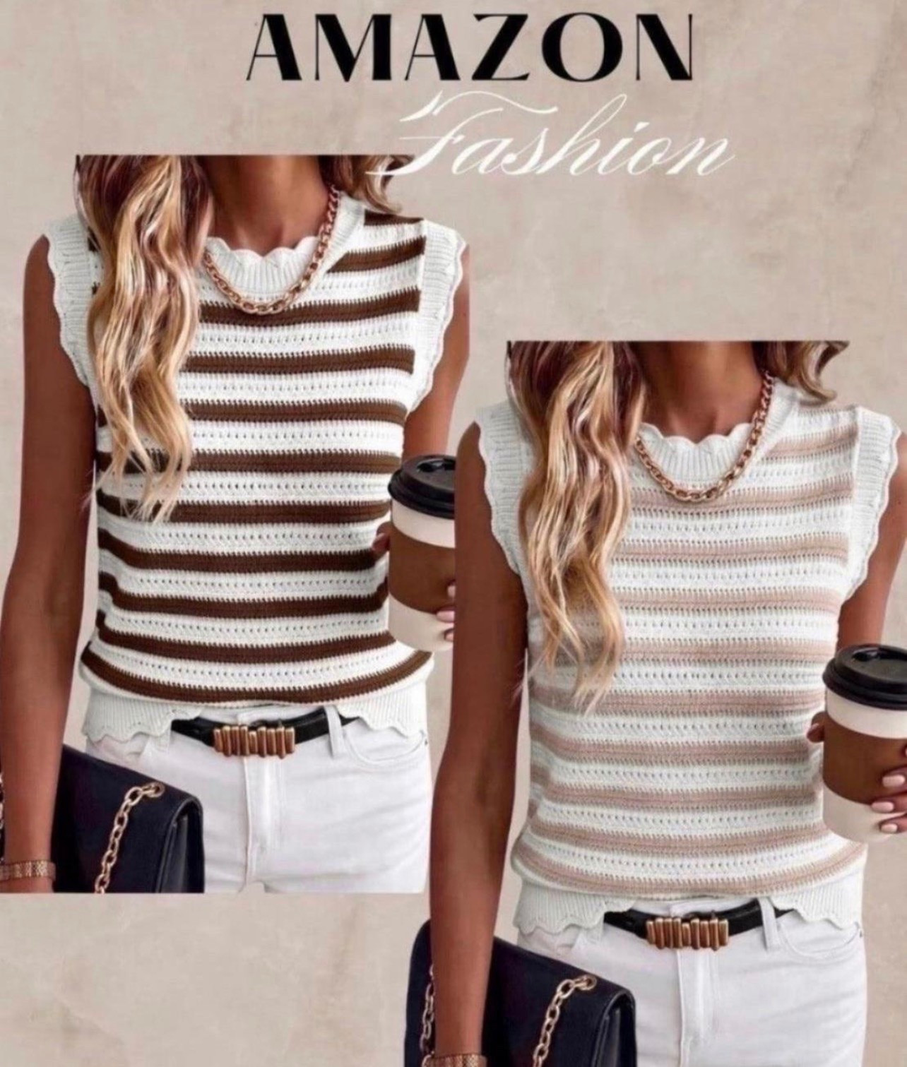 Trending new release 

Striped top with crochet detail.  

Amazon fashion finds that look way more expensive than they are 🤎✨ These crochet striped tops are such an easy way to elevate your everyday denim. Chic, neutral & perfect for transitioning into fall. ☕️

#AmazonFashion #AmazonFinds #AmazonStyle #AmazonFashionFinds #AmazonMustHaves #AffordableFashion #ChicStyle #NeutralStyle #FallFashion #FallOutfits #OutfitInspo #EverydayStyle #FashionFinds #AmazonInfluencer #fallfashion #workwear #officetop #falltop