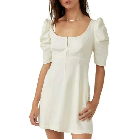 Free People Womens Daytime Denim Mini Dress | Walmart (US)