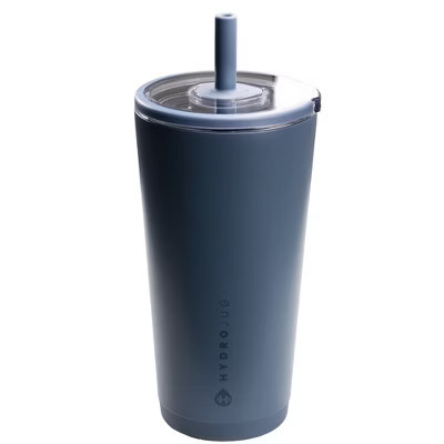 HydroJug Everyday Tumbler – Ceramic-Lined Insulated Tumbler with Straw and Soft-Touch Lid, Cup Holder Friendly – 20 oz, Cascade | Target