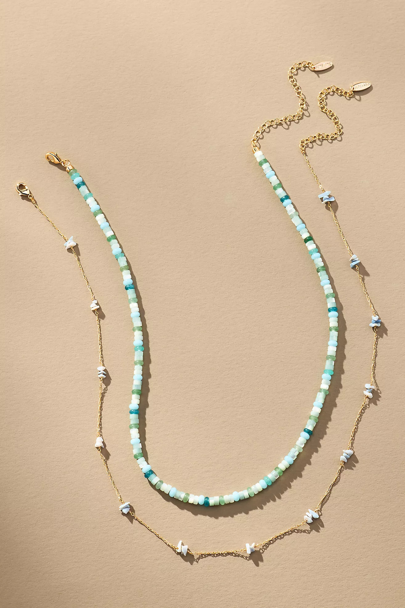 Beaded Soleil Necklaces, Set of 2 | Anthropologie (US)