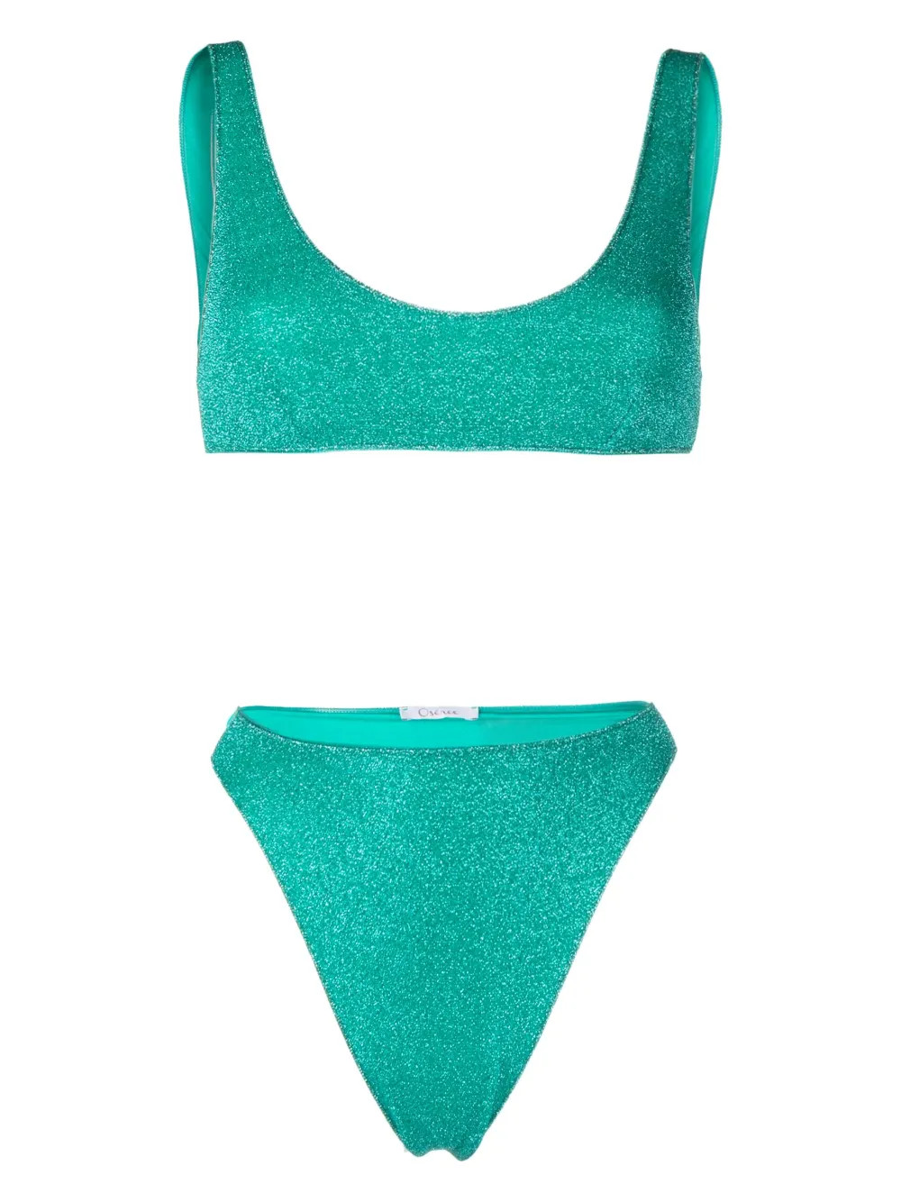 Oséree metallic-threading Bikini Set - Farfetch | Farfetch Global