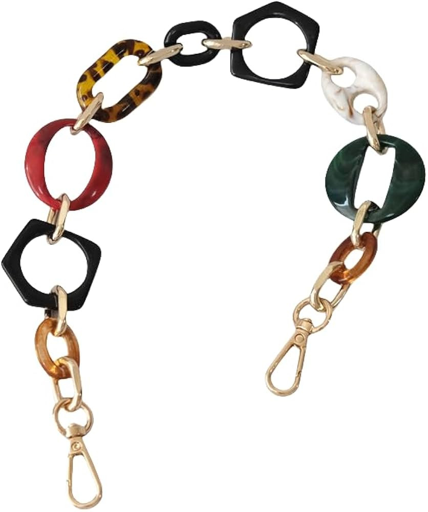 Lam Gallery Acrylic Resin Chain Replacement Purse Strap for Clutch Shoulder Crossbody Bag Cell Ph... | Amazon (US)