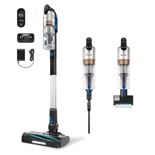LEVOIT Cordless Vacuum Cleaner with HEPA Filter, Stick Vac with Tangle-Resistant Design, Up to 60 Mins, Powerful Suction, Lightweight, Mini Motorized Brush, for Carpet, Hard Floor, Pet Hair, LVAC-300 | Amazon (US)