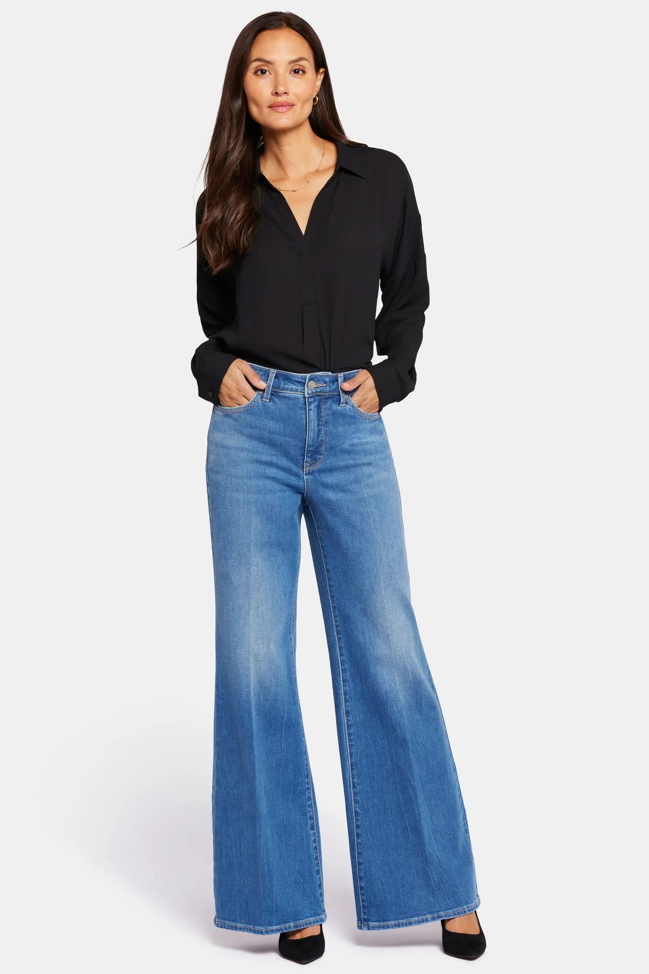 Mia Palazzo Jeans In Petite - Fairmont | NYDJ