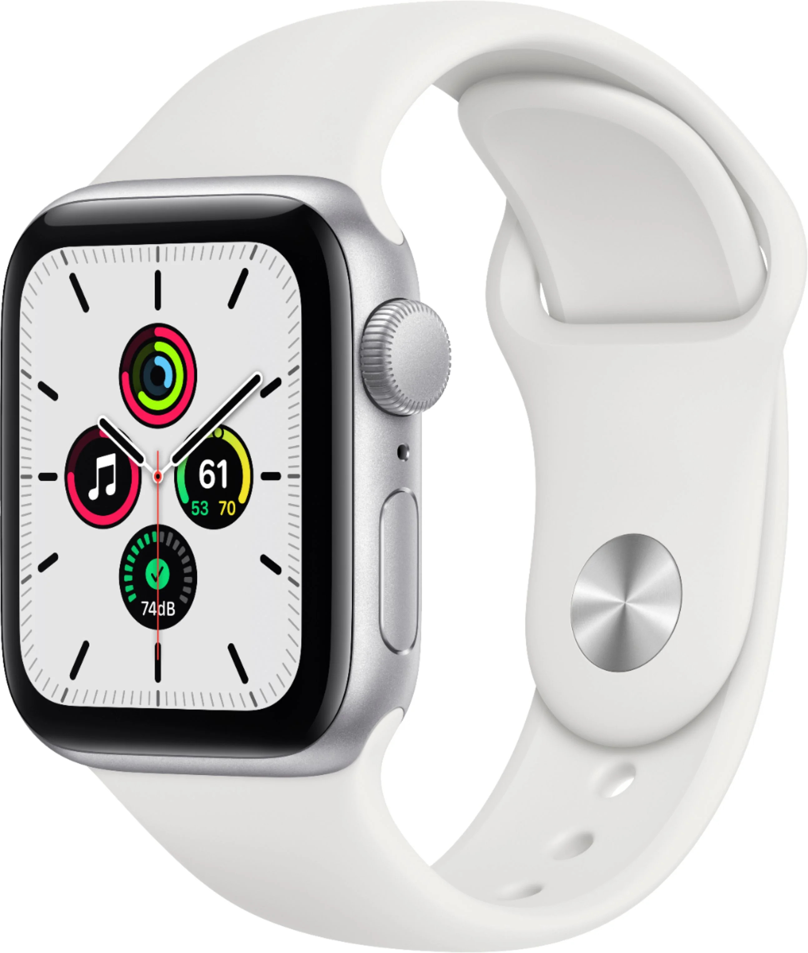 Restored Apple Watch Series 6 GPS - 40mm - Silver Aluminum - White Sport Band MG283LL/A (Refurbis... | Walmart (US)