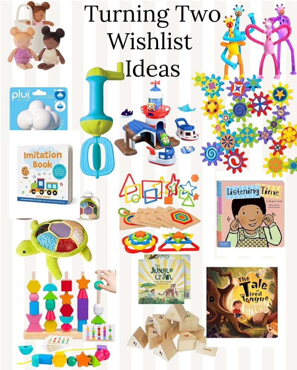 From water play, to reading books, music exploration and sensory input, if your toddler is turning two, these are some of my favorite ideas for what to add to your wishlist for family and friends. Making learning fun but also something big siblings can join in on or they can do on independently is a family goal for getting the most out of our purchases! 

 #LTKmomlife #LTKBaby #LTKKids