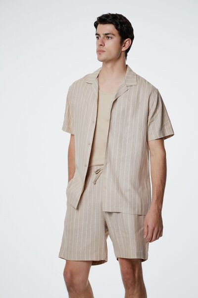 Pinstriped Drawstring Shorts | Forever 21