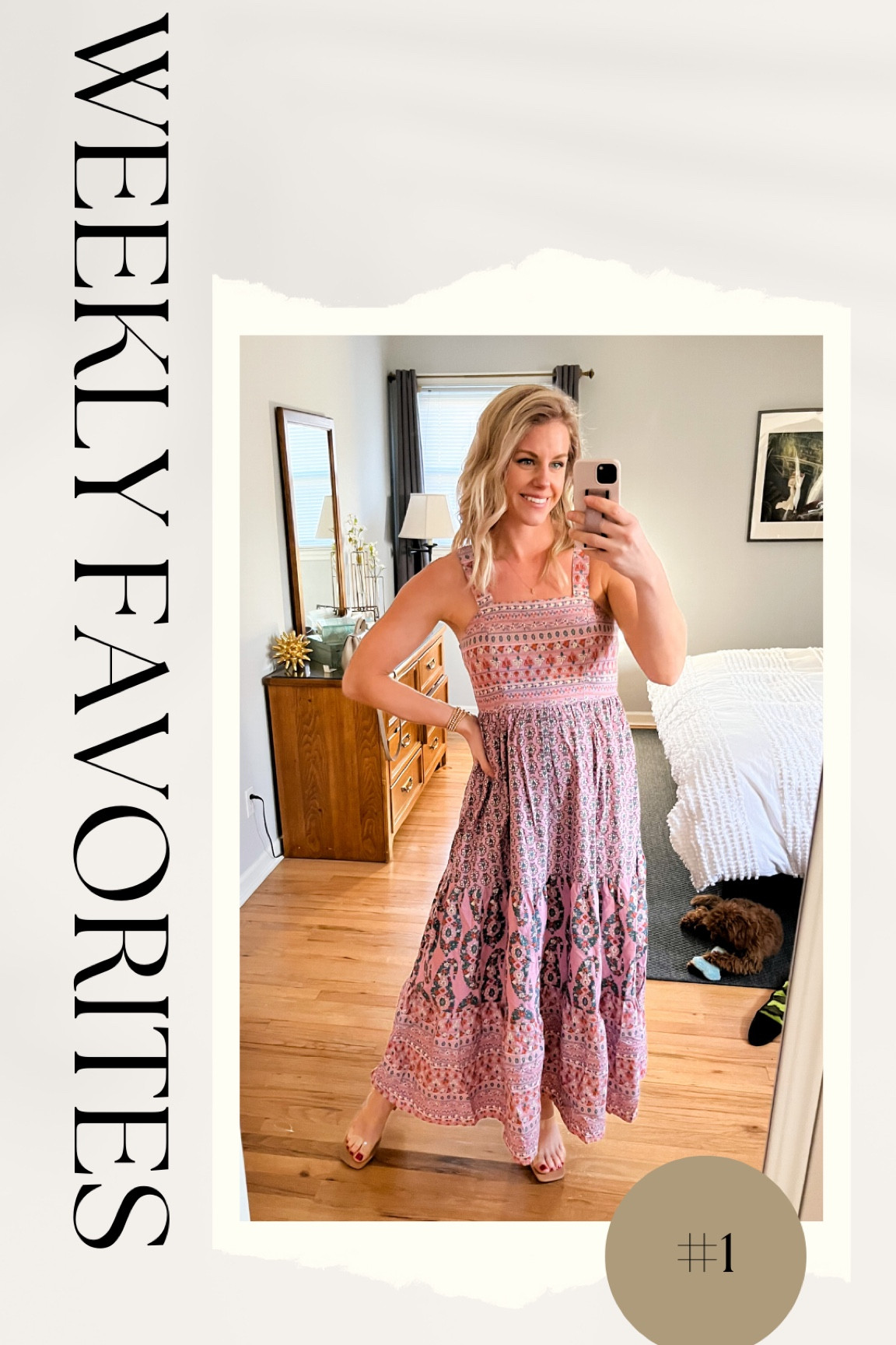 Weekly favorite: this dress is so fun and beautiful! Adjustable straps and it’s currently 20% off. Wearing size XS

#LTKunder100 #LTKunder50 #LTKsalealert