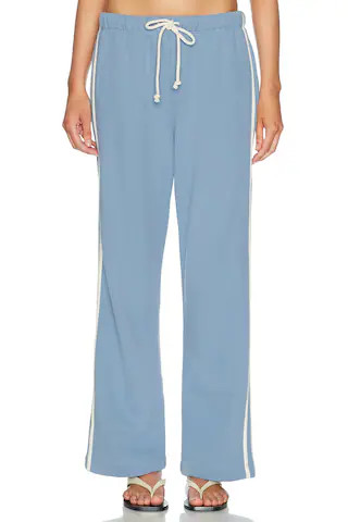 The Eco Terry Stripe Crop Pant | FWRD 