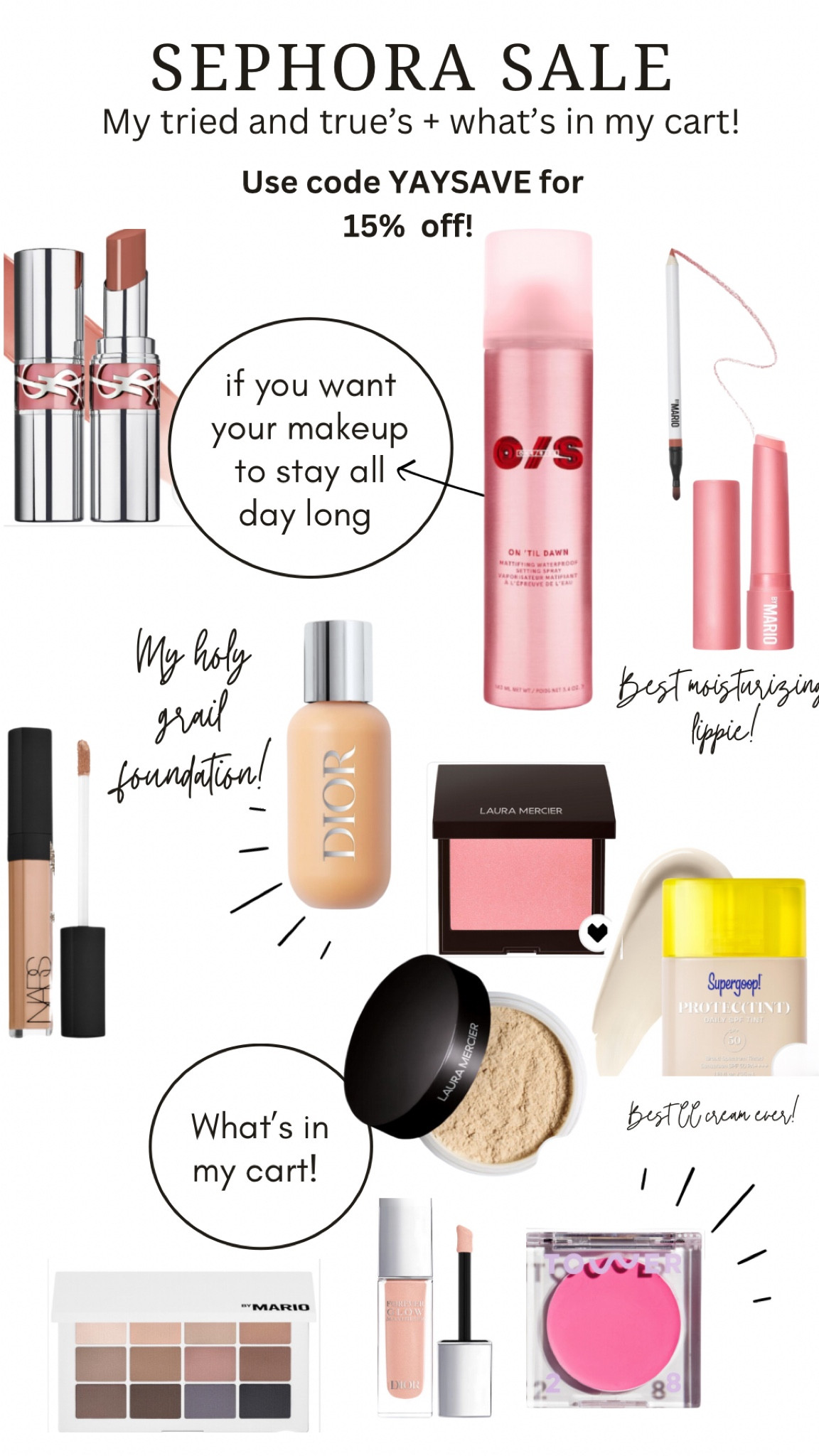 Shop my tried and true products and what’s in my cart for the Sephora sale! 

#LTKxSephora