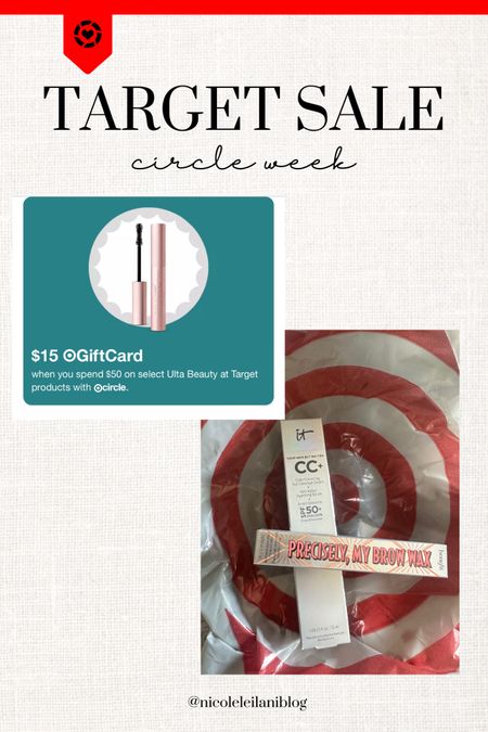 Spend $50 at Ulta Beauty at Target and get a $15 gift card to Target! 

#LTKbeauty #LTKxTarget #LTKsalealert