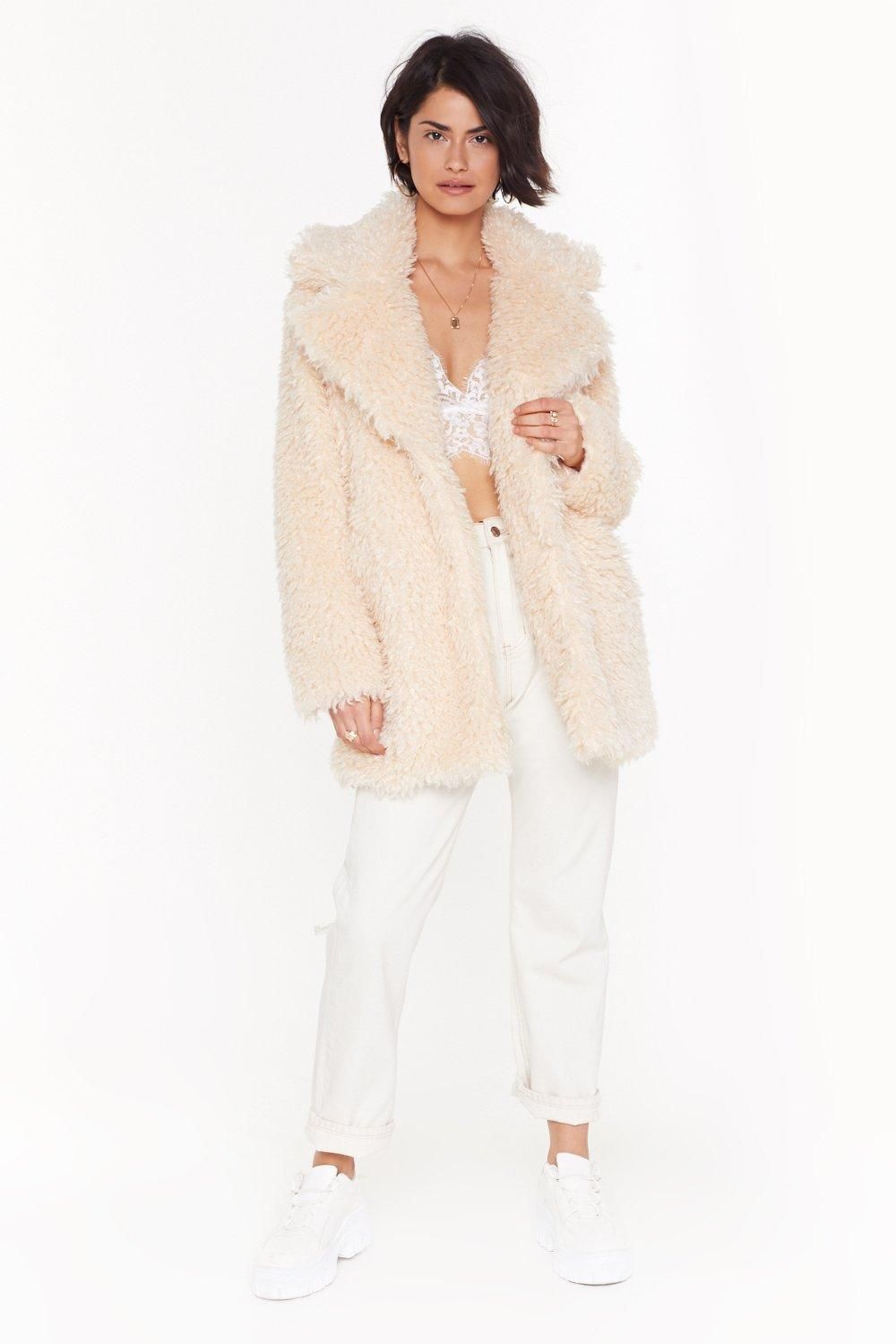 Fur Your Information Faux Fur Longline Coat | NastyGal (US & CA)