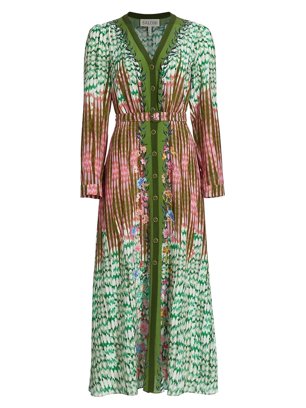 Lea Printed Silk Shirtdress | Saks Fifth Avenue